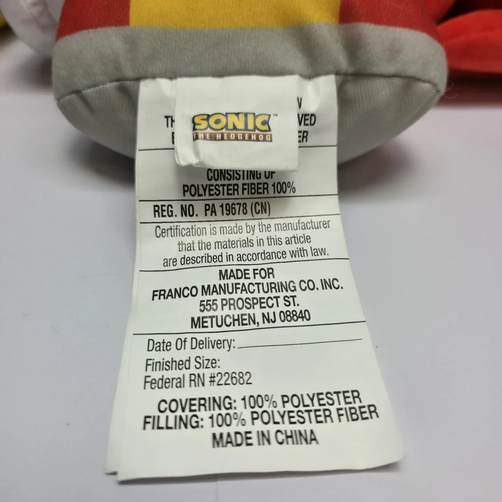 Sonic The Hedgehog  Knuckles‎ Kids' Pillow Buddy  19
